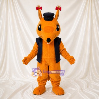 Fourmi Orange Costume de mascotte intégral pour adultes Événements scolaires