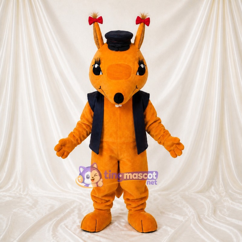 Orange Ant Mascot Costume Full Body for Adults School Events