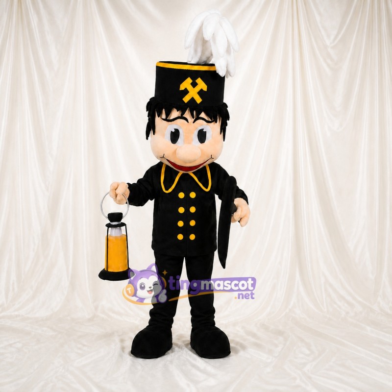 Miner Mascot Costume Full Body for Adults Promotions