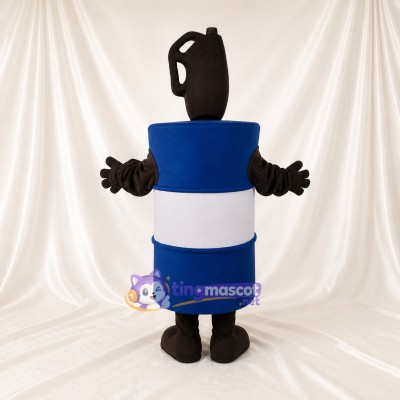 Front Bold Cylinder Mascot Costume Full Body for Adults Promotions
