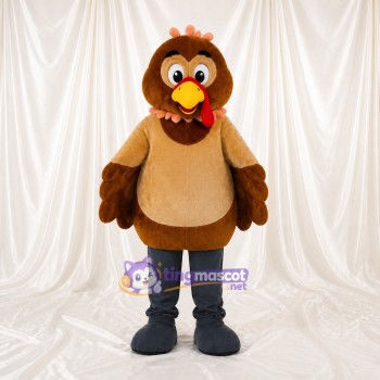Dinde Costume de mascotte intégral pour adultes Événements scolaires