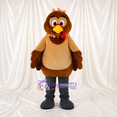 Dinde Costume de mascotte intégral pour adultes Événements scolaires