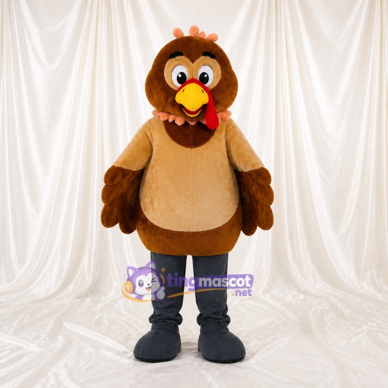 Dinde Costume de mascotte intégral pour adultes Événements scolaires