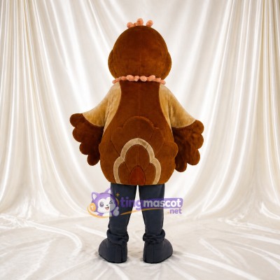Dinde Costume de mascotte intégral pour adultes Événements scolaires