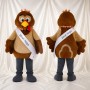 Dinde Costume de mascotte intégral pour adultes Événements scolaires