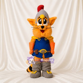 Cat Knight Mascot Costume Full Body for Adults School Events