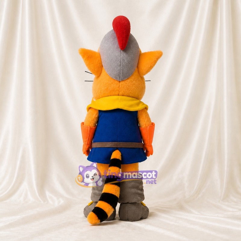 Cat Knight Mascot Costume Full Body for Adults School Events