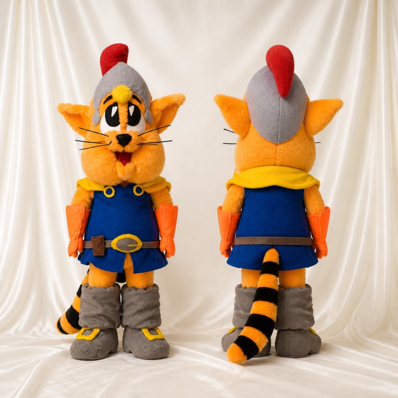 Cat Knight Mascot Costume Full Body for Adults School Events