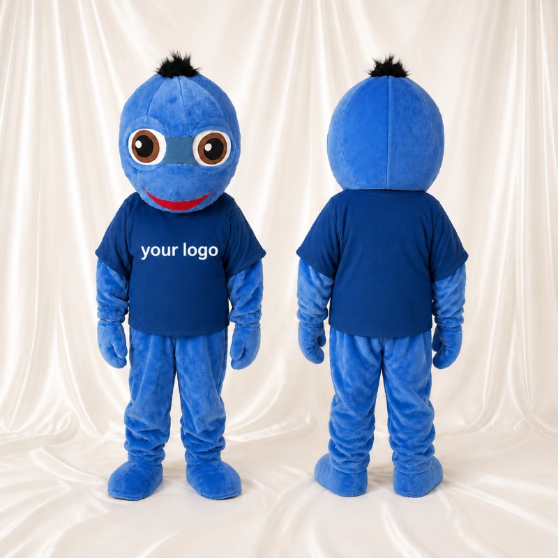 Cartoon Child Mascot Costume Full Body for Adults School Events
