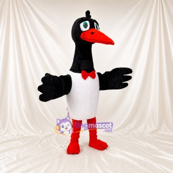 Construction Goose Mascot Costume Full Body for Adults School Events