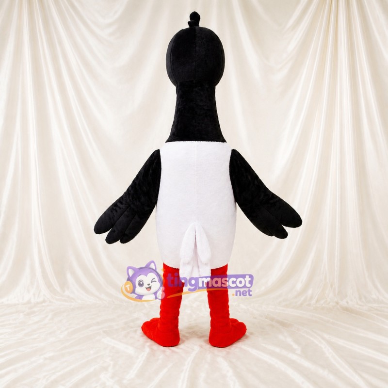 Construction Goose Mascot Costume Full Body for Adults School Events