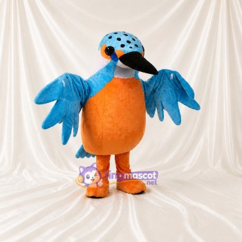 Kingfisher Mascot Costume Full Body for Adults School Events