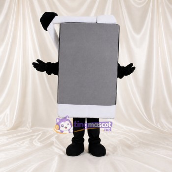 Smartphone gris Costume de mascotte intégral pour adultes Promotions