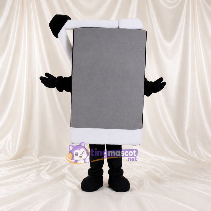 Gray Smartphone Mascot Costume Full Body for Adults Promotions