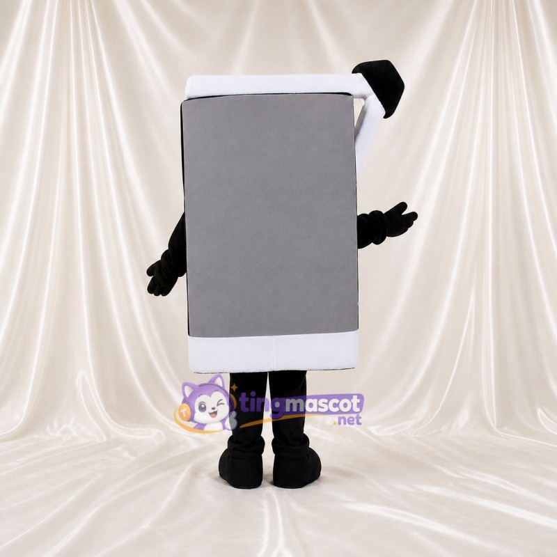 Gray Smartphone Mascot Costume Full Body for Adults Promotions