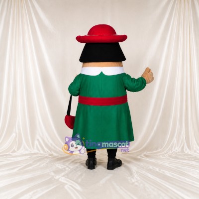 Uniformed Woman Mascot Costume Full Body for Adults Promotions