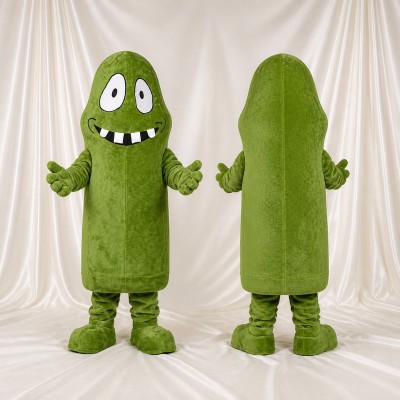 Pickle Monster Mascot Costume Full Body for Adults School Events