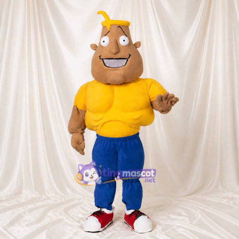 Athlete Man Mascot Costume Full Body for Adults Sports Events