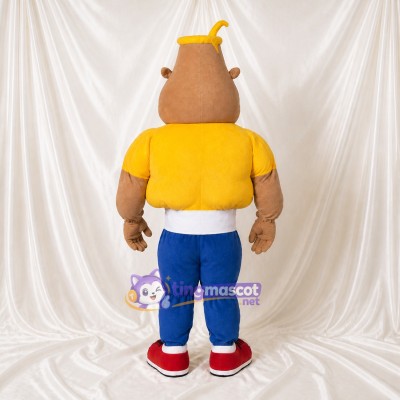 Athlete Man Mascot Costume Full Body for Adults Sports Events