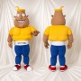 Athlete Man Mascot Costume Full Body for Adults Sports Events