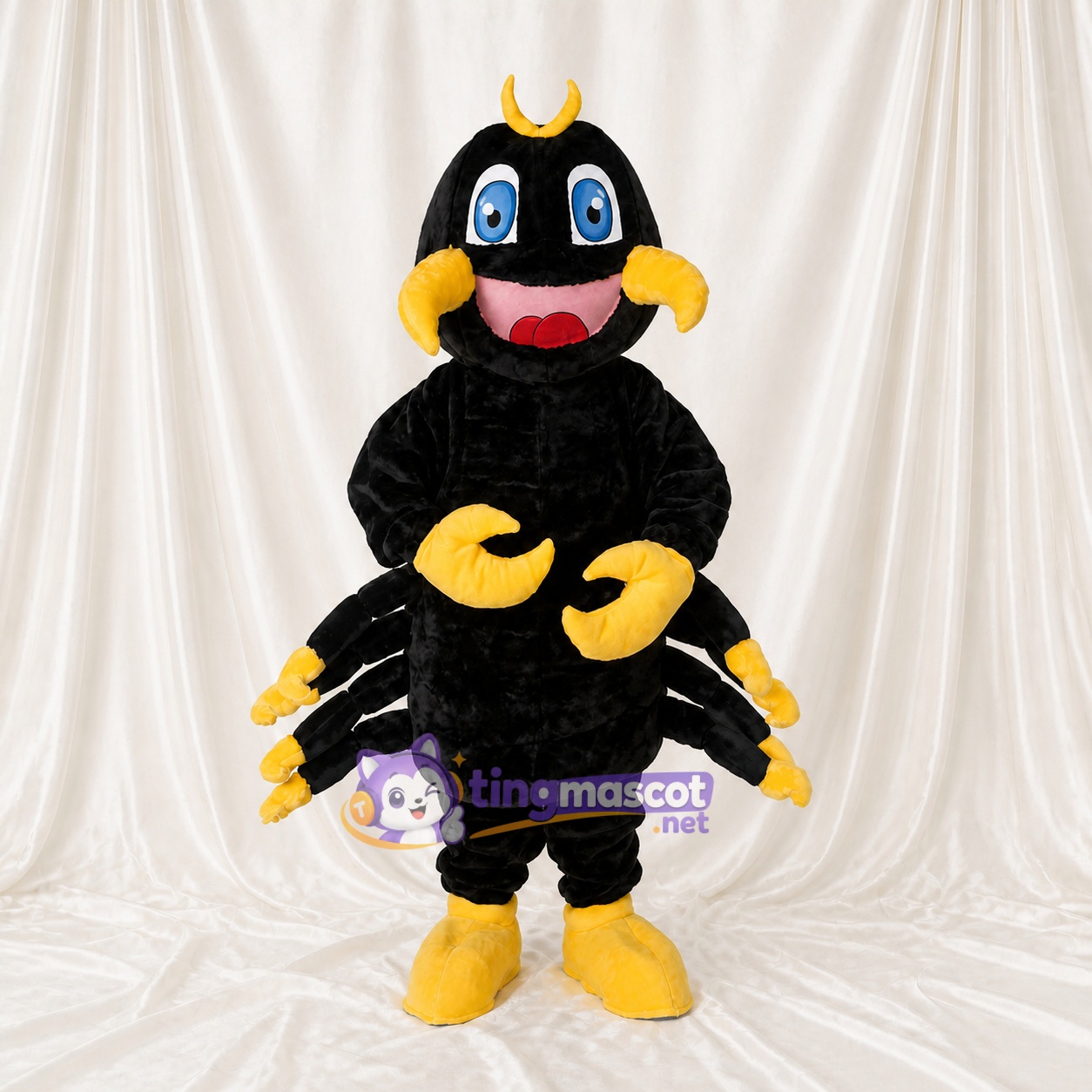 Araignée Costume de mascotte intégral pour adultes Événements scolaires Araignée Costume de mascotte intégral pour adultes Événements scolaires