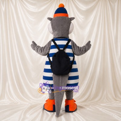 Otter Prisoner Mascot Costume Full Body for Adults Promotions
