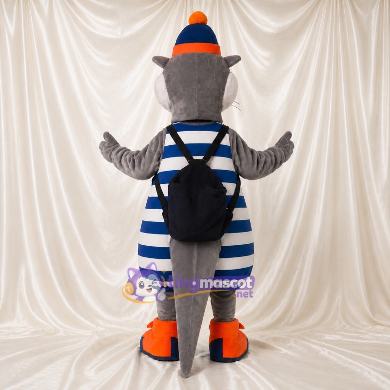Otter Prisoner Mascot Costume Full Body for Adults Promotions