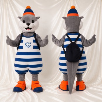 Otter Prisoner Mascot Costume Full Body for Adults Promotions
