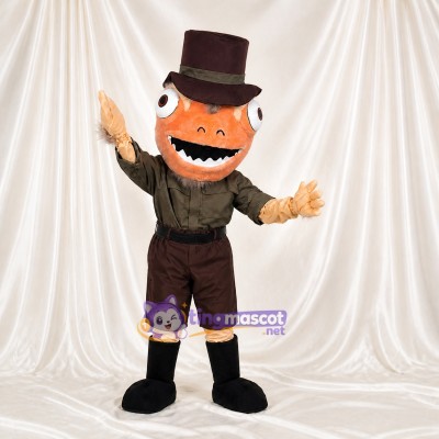 Top Hat Monster Mascot Costume Full Body for Adults Outdoor Events