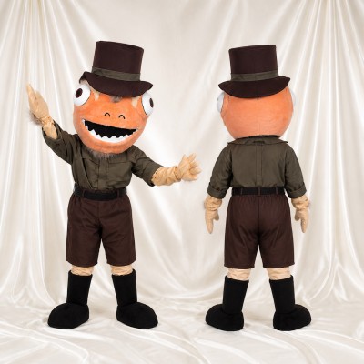 Top Hat Monster Mascot Costume Full Body for Adults Outdoor Events