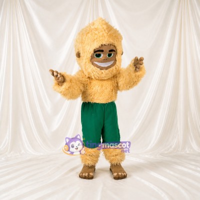 Beige Sloth Mascot Costume Full Body for Adults School Events
