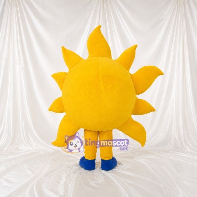 Sculpted Fantasy Sun Character Mascot Costume Full Body for Adults School Events
