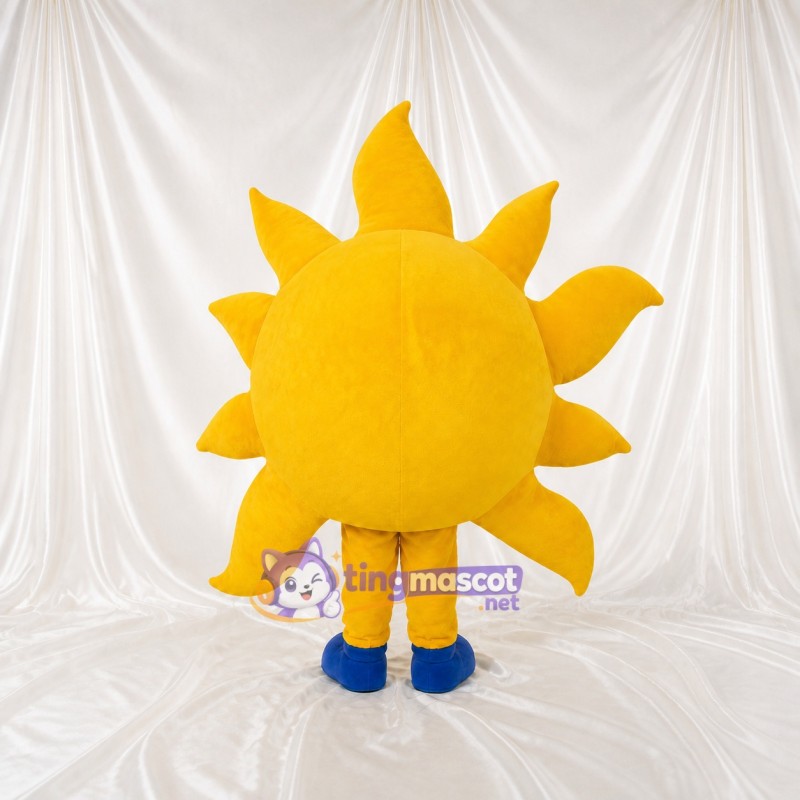 Sculpted Fantasy Sun Character Mascot Costume Full Body for Adults School Events