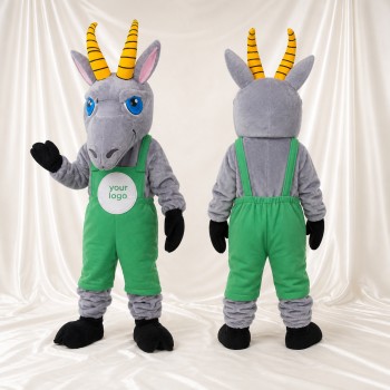 Goat Worker Mascot Costume Full Body for Adults Promotions