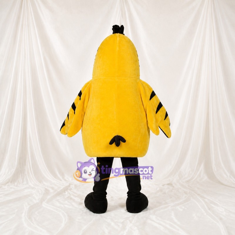 Yellow Bird Mascot Costume Full Body for Adults School Events
