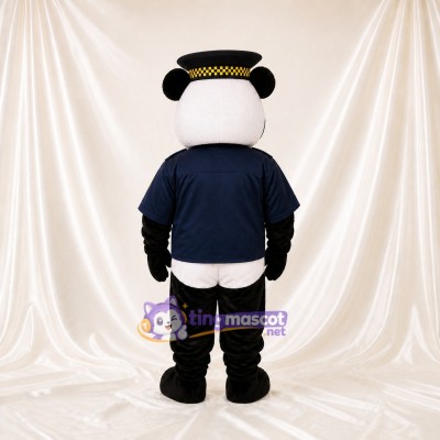 Panda Pilot Mascot Costume Full Body for Adults Promotions