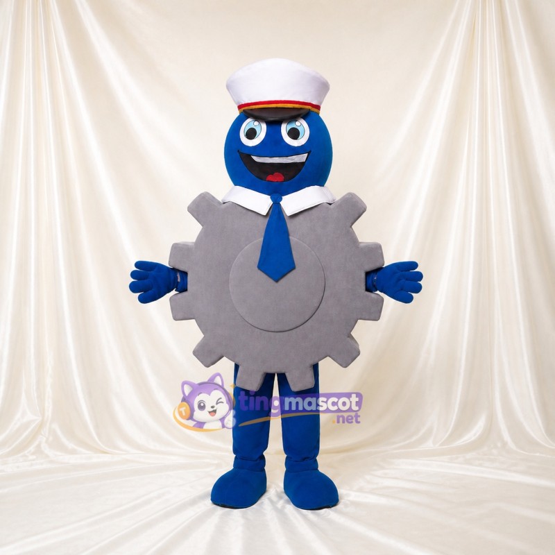 Gear Worker Mascot Costume Full Body for Adults Promotions