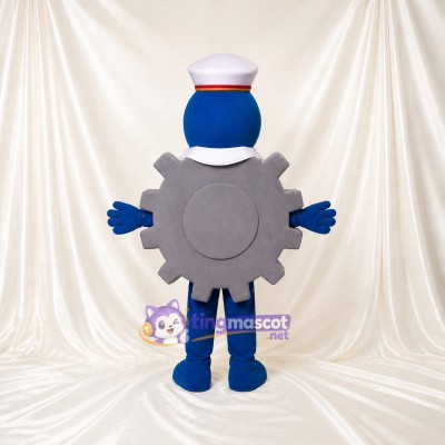 Gear Worker Mascot Costume Full Body for Adults Promotions