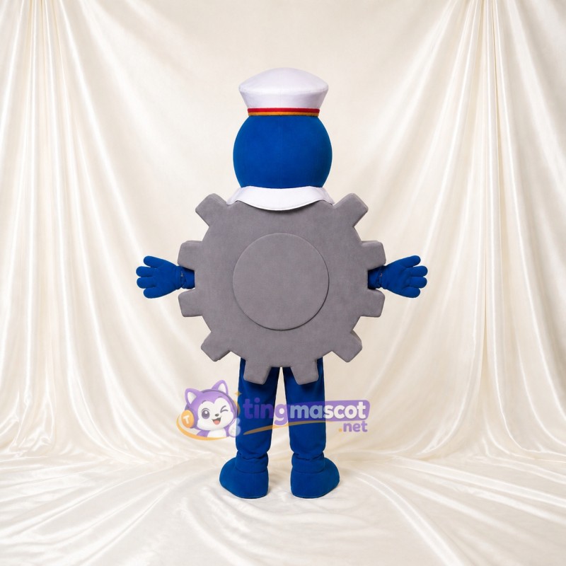 Gear Worker Mascot Costume Full Body for Adults Promotions