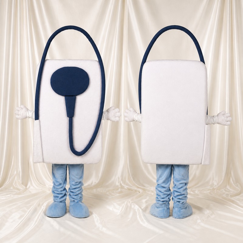 Medical Bag Display Mascot Costume Full Body for Adults Health Events