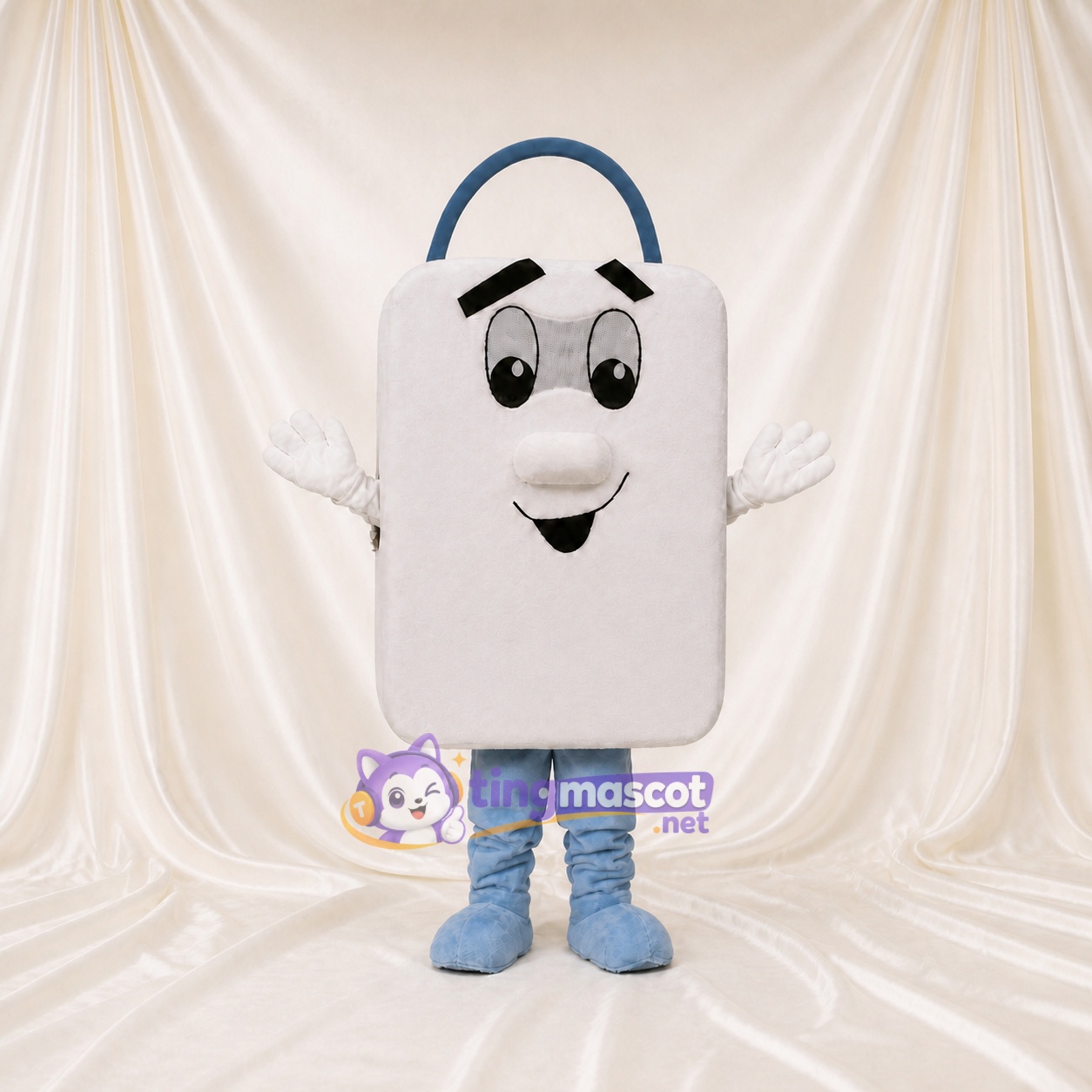 Sac de courses audacieux Costume de mascotte intégral pour adultes Promotions Sac de courses audacieux Costume de mascotte intégral pour adultes Promotions