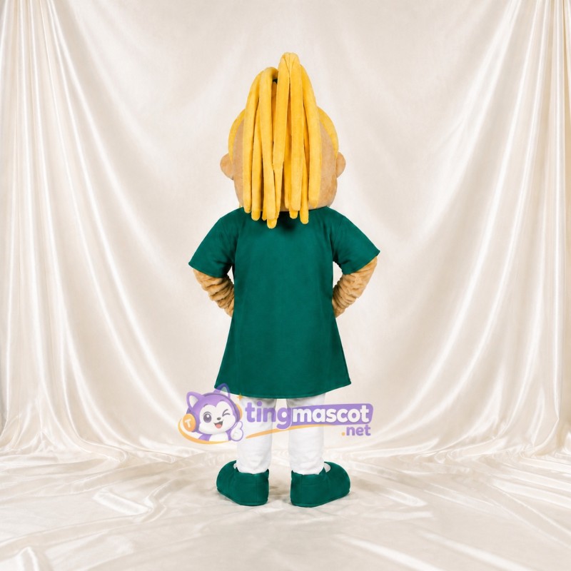 Cartoon Woman Mascot Costume Full Body for Adults School Events