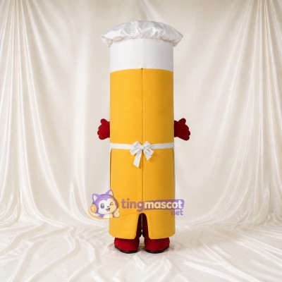Chef Cylinder Mascot Costume Full Body for Adults Promotions