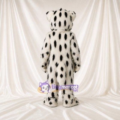 Léopard des Neiges Costume de mascotte intégral pour adultes Événements scolaires
