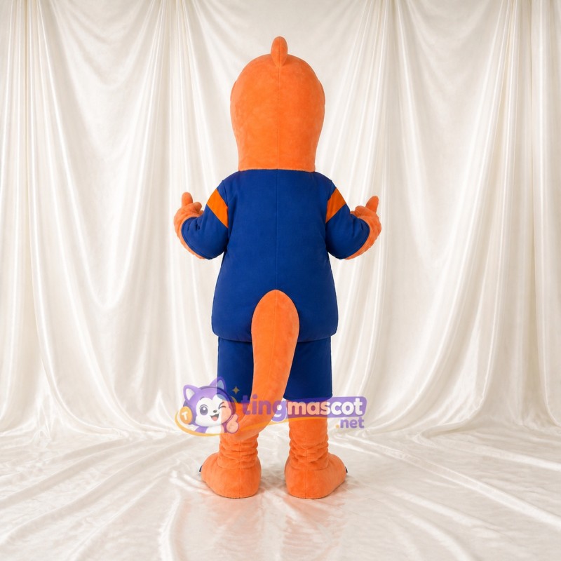 Athlète Dinosaure en Uniforme d'Équipe Costume de mascotte intégral pour adultes Événements sportifs