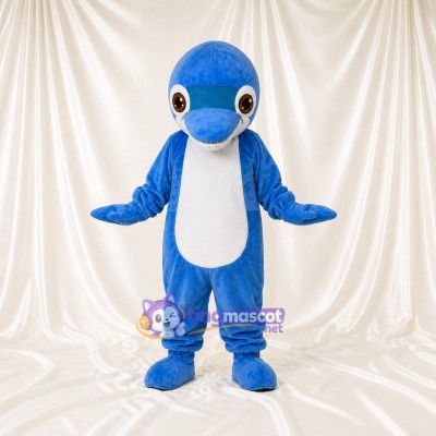 Dolphin Mascot Costume Full Body for Adults School Events