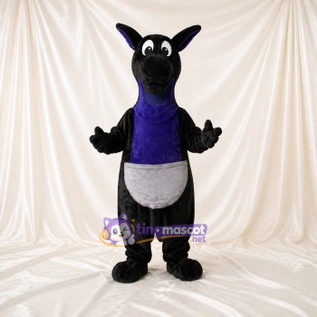Construction Kangaroo Mascot Costume Full Body for Adults School Events