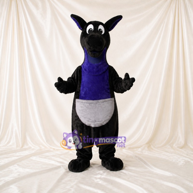 Construction Kangaroo Mascot Costume Full Body for Adults School Events