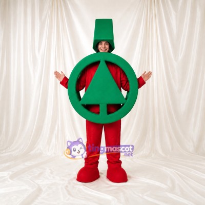 Prohibition Sign Mascot Costume Full Body for Adults Promotions
