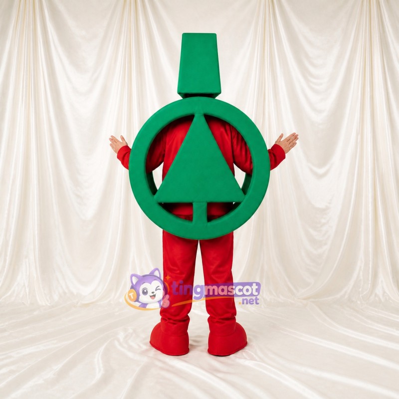 Prohibition Sign Mascot Costume Full Body for Adults Promotions